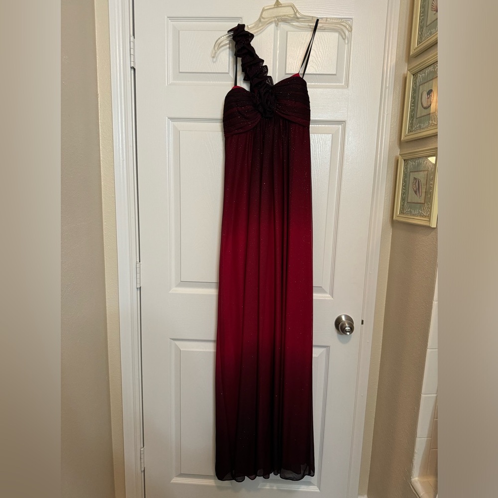 Betsy & Adam Dress | Red and Black | Size 6